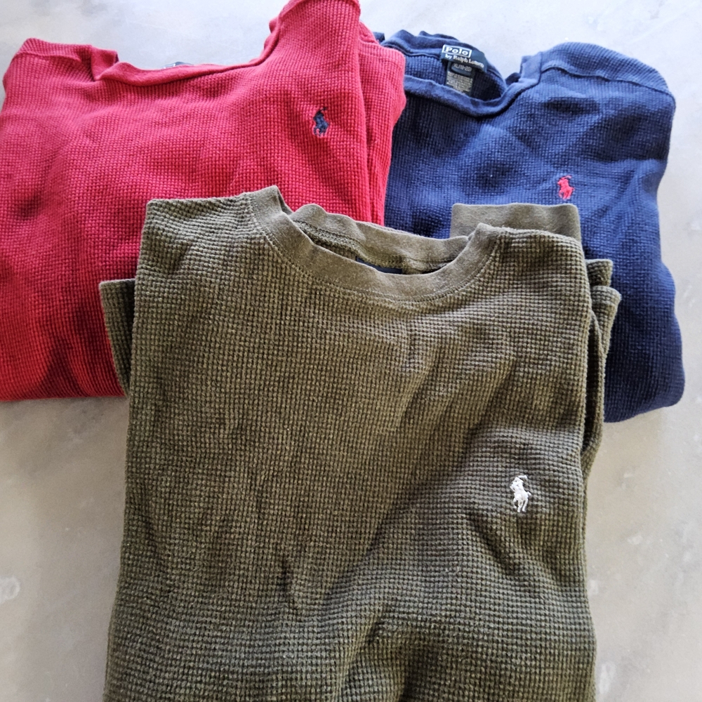 Polo by Ralph Lauren Knit Tops - Navy, Crimson, Olive